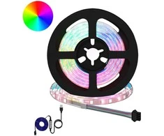 LED juosta 2 pcs Juoda ir permatoma 900 mm Varis ir plastikas