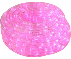 LED kalėdinė šviečianti žarna 1200 LED Rožinė ir 50 m