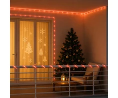 LED kalėdinė šviečianti žarna 240 LED Raudona ir 10 m