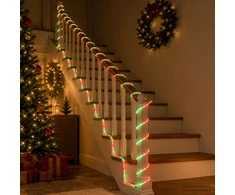 LED kalėdinė šviečianti žarna 240 LED Raudona ir Žalia 10 m