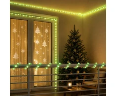LED kalėdinė šviečianti žarna 2400 LED Žalia 100 m