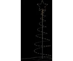 LED Kalėdų eglutė 100 LED Šiltai Balta 150 cm