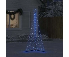 LED Kalėdų eglutė 339 LED Mėlyna 187 cm
