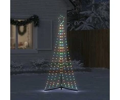 LED Kalėdų eglutė 339 LED Spalvingi 187 cm