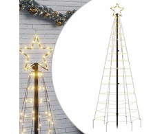 Šviečianti Kalėdų eglutė, 180cm, 220 šiltų LED, kūgio formos