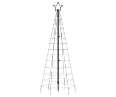 LED Kalėdų eglutė su smeigėmis 220 LED Šilta balta 180 cm (tik AU)