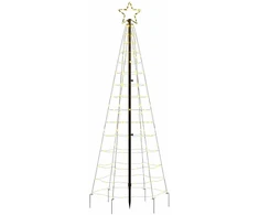 LED Kalėdų eglutė su smeigėmis 220 LED Šilta balta 180 cm (tik AU)