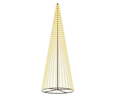 LED Kalėdų medis 385 cm 1148 LED Šilta balta Geležis Juoda