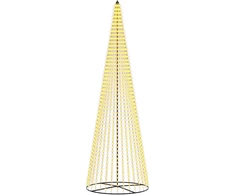 LED Kalėdų medis 485 cm 1632 LED Šilta balta Geležis Juoda