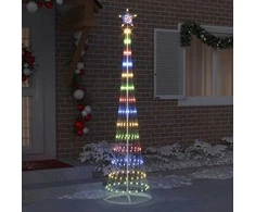 LED Kalėdų medis Įvairiaspalvis 250 cm metalas