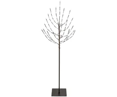LED Kalėdų medis Juoda 150 cm Plienas 140 LED