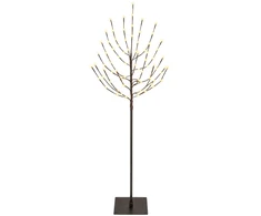 LED Kalėdų medis Juoda 18 x 18 x 150 cm Plienas 140 LED