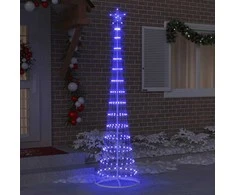 LED Kalėdų medis Mėlyna 250 cm metalas