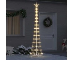 LED Kalėdų medis su 290 LED s stovu Šilta balta 250 cm metalas