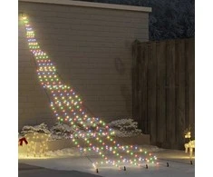 LED Kalėdinė eglutė su žemės kuoleliais Įvairiaspalvis 511 cm