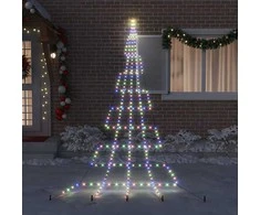 LED Kalėdinė eglutė su žemės kuoleliais Įvairiaspalvis 511 cm