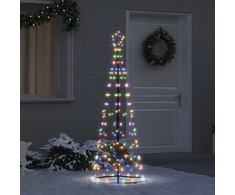 LED Kalėdų medis EKENAS 250 cm 390 LED Įvairių spalvų Plienas