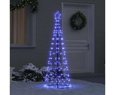 LED Kalėdų medis EKENAS 250 cm 390 LED Mėlyna Plienas Mėlyna