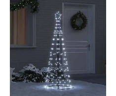 LED Kalėdų medis EKENAS 250 cm 390 LED Šalta balta Plienas