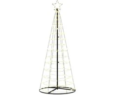 LED Kalėdų medis su 390 LED s stovu Šilta balta 250 cm Geležis