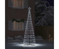 LED Kalėdų medis EKENAS 400 cm 800 LED Šalta balta Plienas