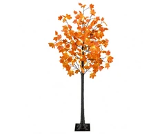 LED klevo Kalėdų eglutė Ruda 180 cm Plastmasė 120 LED