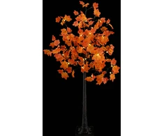 LED klevo Kalėdų eglutė Ruda 22 x 22 x 150 cm Plastmasė 96 LED