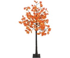 LED klevo Kalėdų eglutė Ruda 22 x 22 x 150 cm Plastmasė 96 LED