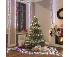 LED lempučių girlianda, PVC, 1000 pastelinių LED, tanki