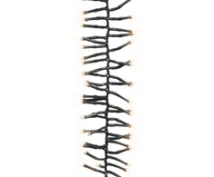 LED lempučių girlianda, PVC, 1000 šiltų baltų LED, tanki