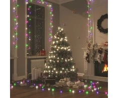 LED lempučių girlianda, 200m, PVC, 2000 pastelinių spalvotų LED