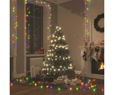 LED lempučių girlianda, 200m, PVC, 2000 įvairių spalvų LED