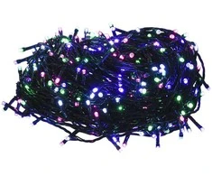 LED lempučių girlianda, 30m, PVC, 300 pastelinių spalvotų LED