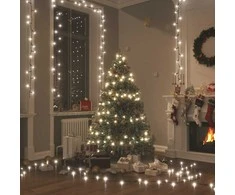 LED lempučių girlianda, 30m, PVC, 300 šaltos baltos spalvos LED