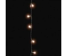 LED lempučių girlianda, 30m, PVC, 300 šiltos baltos spalvos LED