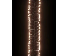 LED lempučių girlianda, PVC, 400 šiltų baltų LED, tanki