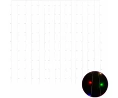 LED lempučių užuolaida, 3x3m, 300 spalvotų LED lempučių