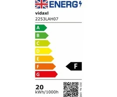 LED prožektorius su trikoju, šaltos baltos spalvos, 2x20W