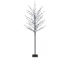 LED rutuliukų Kalėdų eglutė Juoda 150 cm Plienas 185 LED