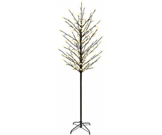 LED rutuliukų Kalėdų eglutė Juoda 210 cm Plienas 250 LED