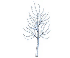 LED sieninė Kalėdų eglutė 150 cm 140 LED Mėlyna Plienas Juoda