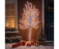 LED sieninė Kalėdų eglutė 180 cm 200 LED Mėlyna Plienas Juoda
