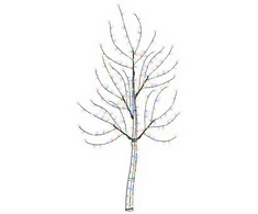 LED sieninė Kalėdų eglutė 180 cm 200 LED Įvairių spalvų Plienas