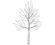 LED sieninė Kalėdų eglutė 210 cm 312 LED Įvairių spalvų Plienas