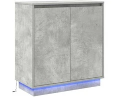 LED Bufetas Betono pilka 71 x 34,5 x 75 cm Apdirbta mediena