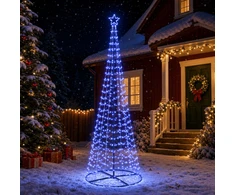 LED spiralinė Kalėdų eglutė su pagrindu EKENAS 300 cm 475 LED