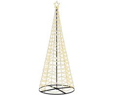 LED spiralinė Kalėdų eglutė su pagrindu EKENAS 250 cm 370 LED