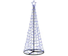 LED spiralinė Kalėdų eglutė su pagrindu EKENAS 180 cm 220 LED