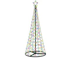 LED spiralinė Kalėdų eglutė su pagrindu EKENAS 180 cm 220 LED
