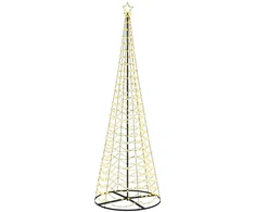 LED spiralinė Kalėdų eglutė su pagrindu EKENAS 300 cm 475 LED